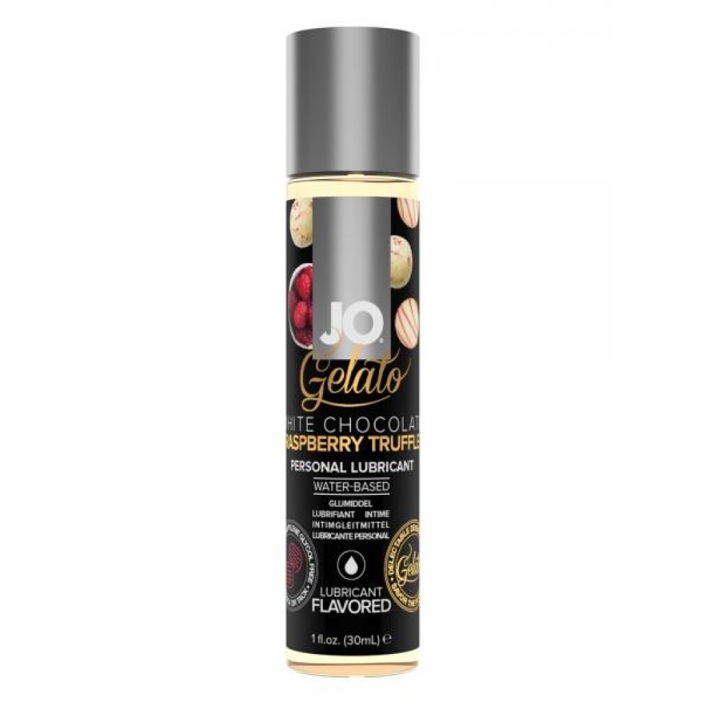 JO Gelato White Chocolate Raspberry Truffle Water-Based Lubricant 1 Oz