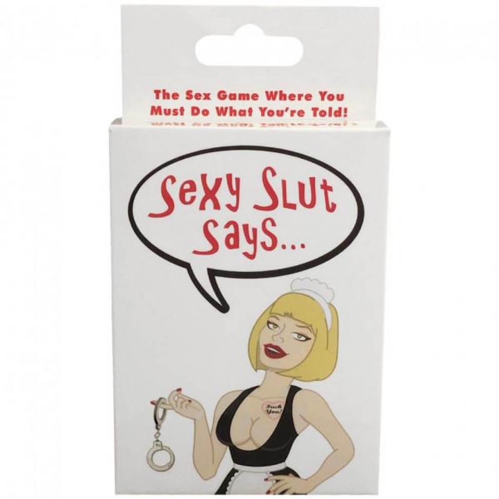 Sexy Slut Says... - Adult Card Game for Couples