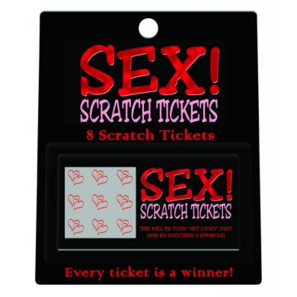 Seductive Sex Scratch Tickets for Couples