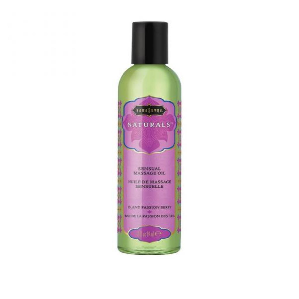 Massage Oil Natural Island Passion Berry - 2fl oz