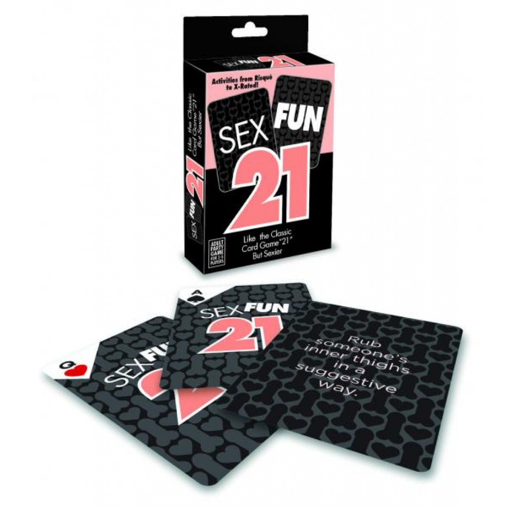 Sex Fun 21 Card Game - Adult Party Game