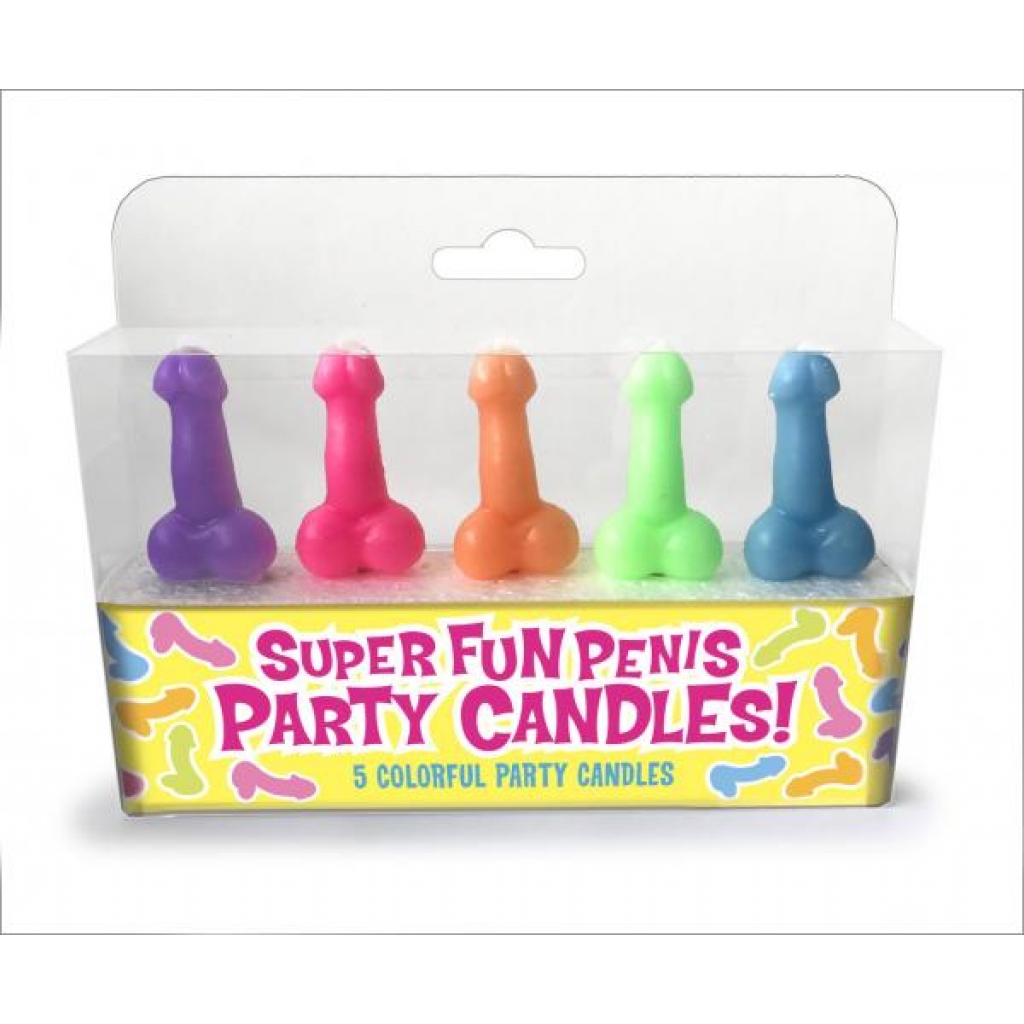 Super Fun Penis Party Candles - Hilariously Colorful Party Essentials