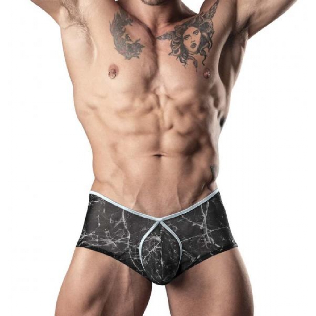 Marble Mesh Mini Short - Black (Medium)