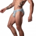 Stylish Marble Mesh Moonshine Jock in Light Blue - L/XL