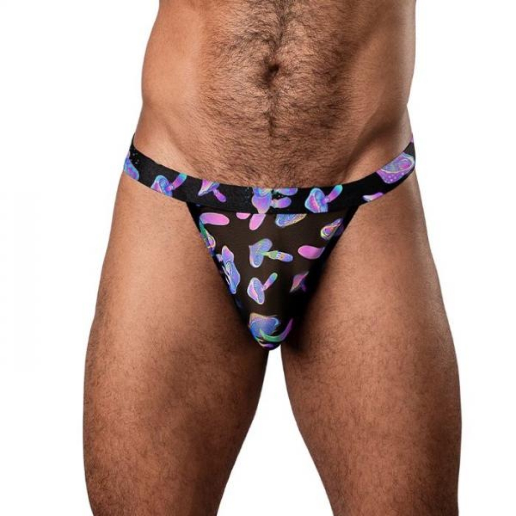 Hazy Dayz Jock Mushroom - Psychedelic Playwear for Men