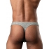 Ribbed & Ready Thong - Grey L/XL