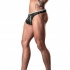 Marble Mesh Mini Thong Black L/XL