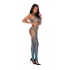 Seamless Catsuit W/ Toe Loops Teal O/s - Magic Silk Lingerie