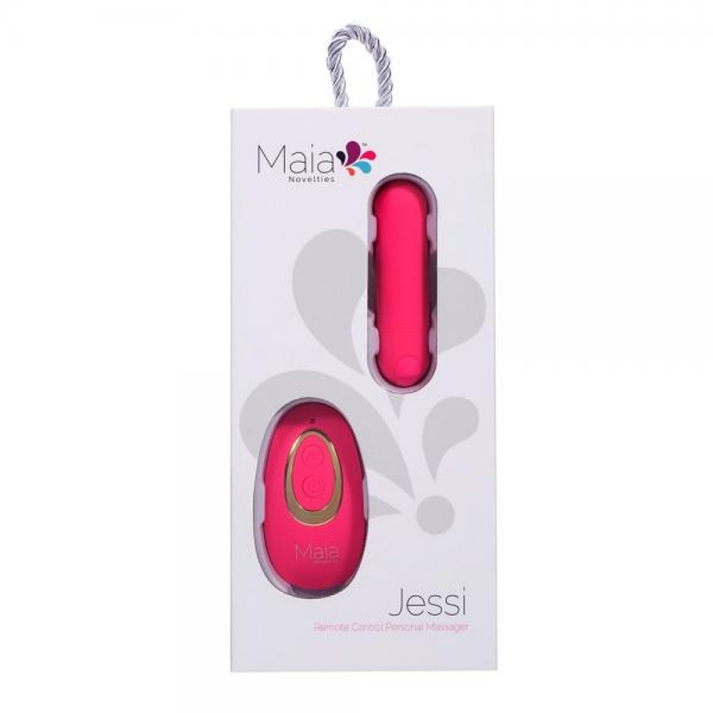 Jessi Pink Remote Mini Bullet Vibrator - Powerful and Inviting