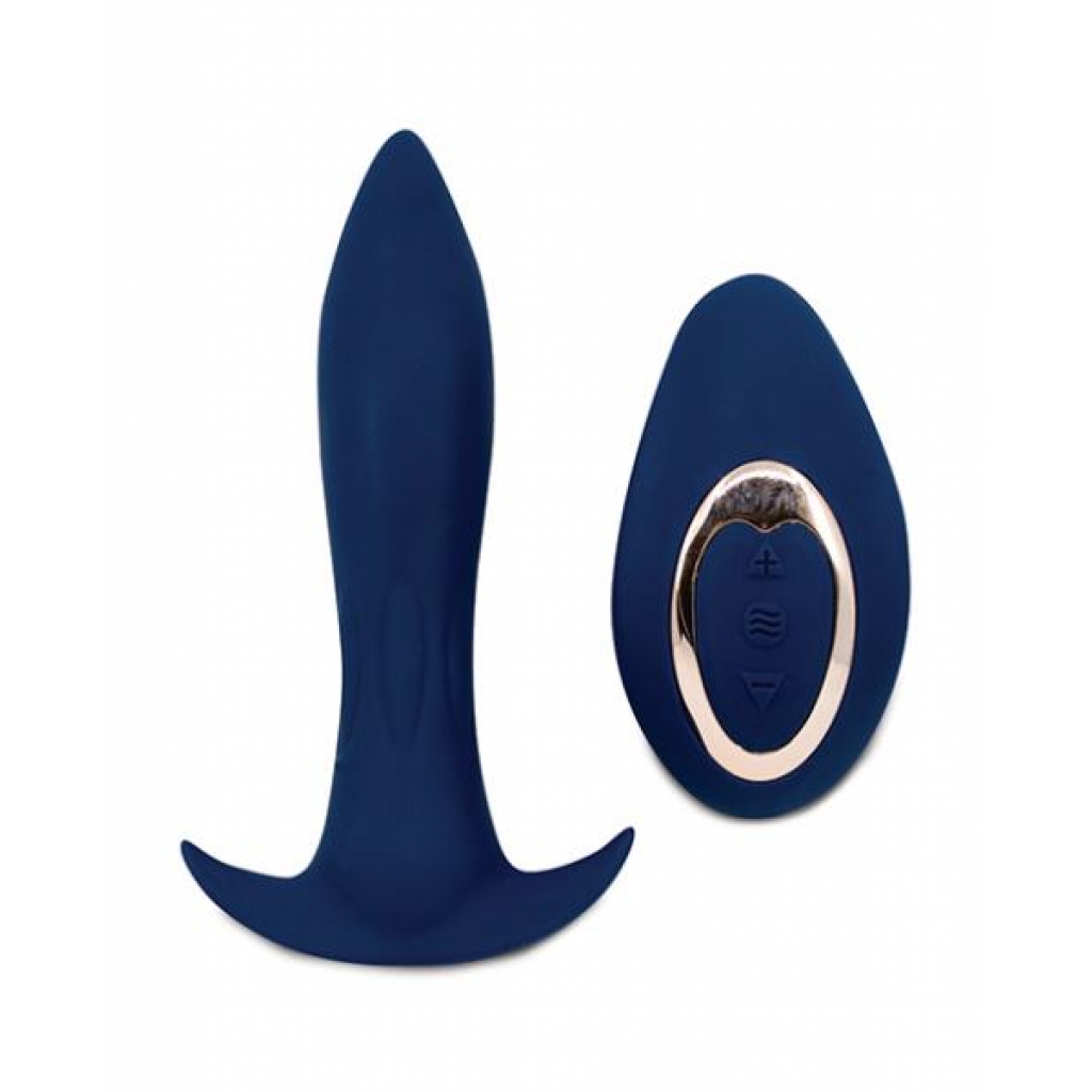 Sensuelle Power Plug with Remote Control - Navy Blue