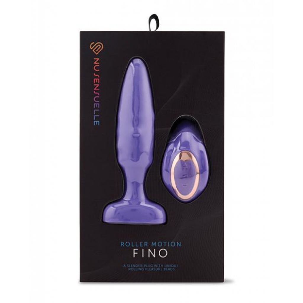 Sensuelle Fino Roller Motion Plug - Ultra Violet