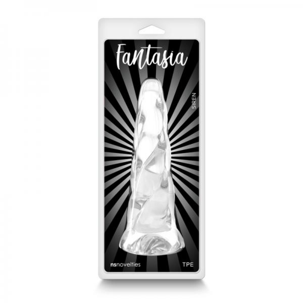 Fantasia Siren Clear Dildo - Luxurious Sensations