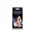 Rear Assets Rose Gold Medium Butt Plug - Clear