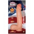 11-Inch Ultra Curved Dong with Suction Cup - Beige