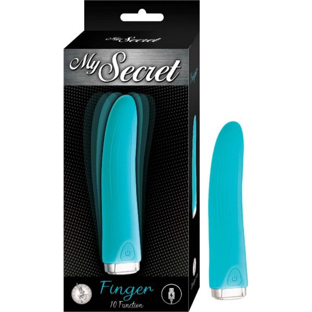 My Secret Finger Vibrator - Aqua Blue