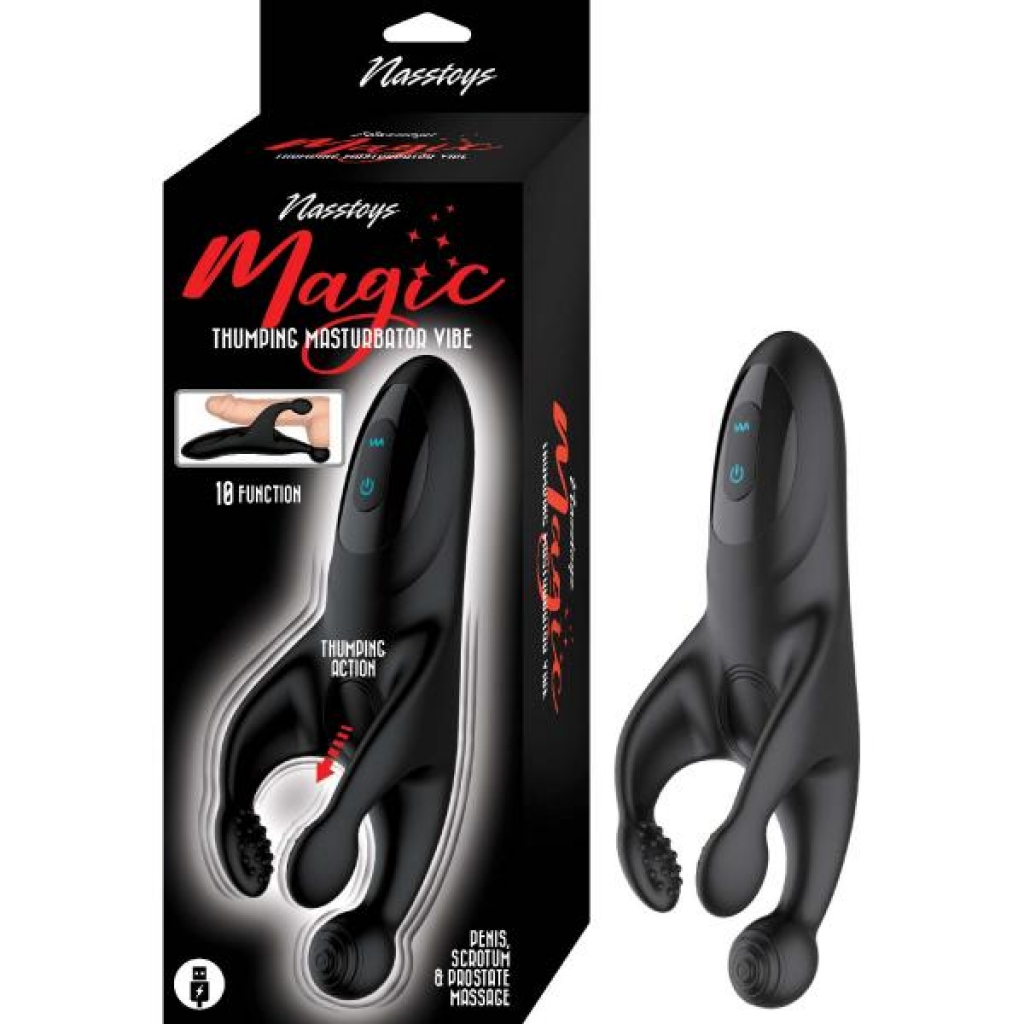 Nasstoys Magic Thumping Masturbator - Black