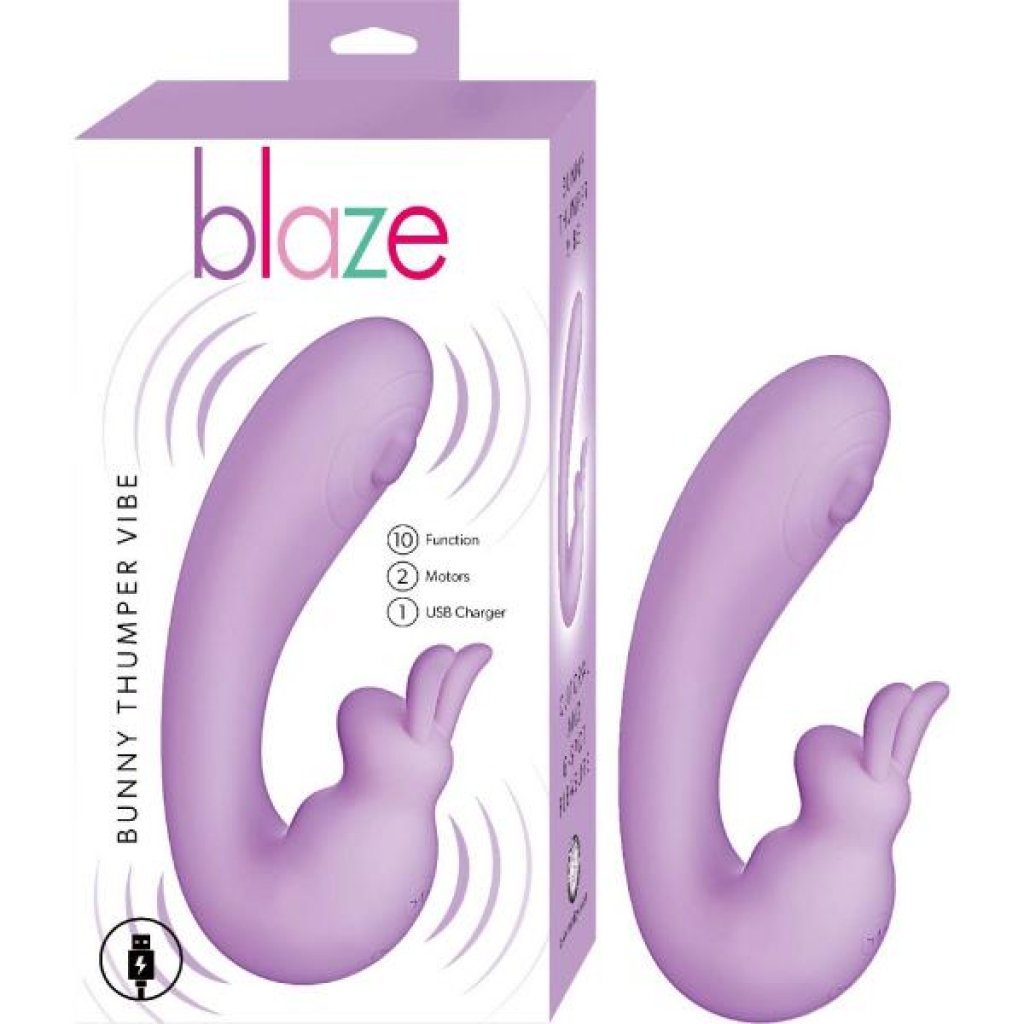 Blaze Bunny Thumper Lavender - Ultimate Dual Stimulator