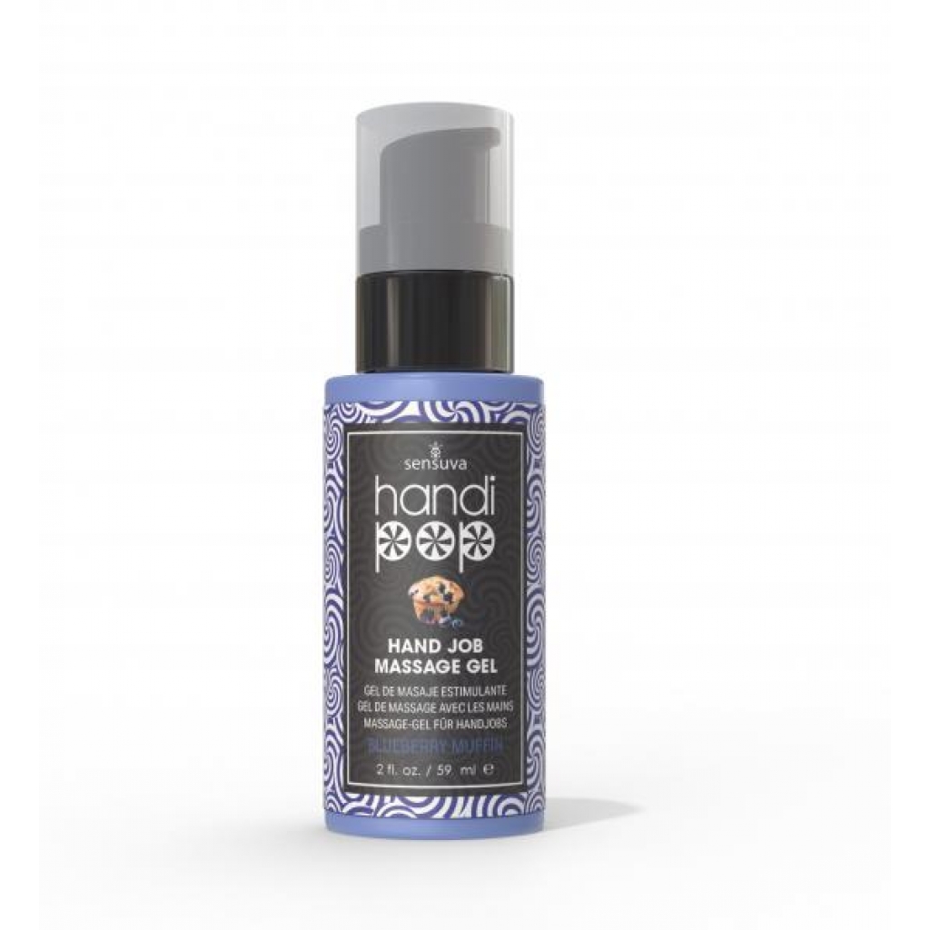 Handipop Edible Massage Gel - Blueberry Muffin 2 Oz