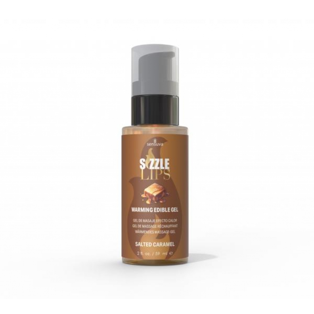 Sizzle Lips Warming Gel - Salted Caramel 2 Oz