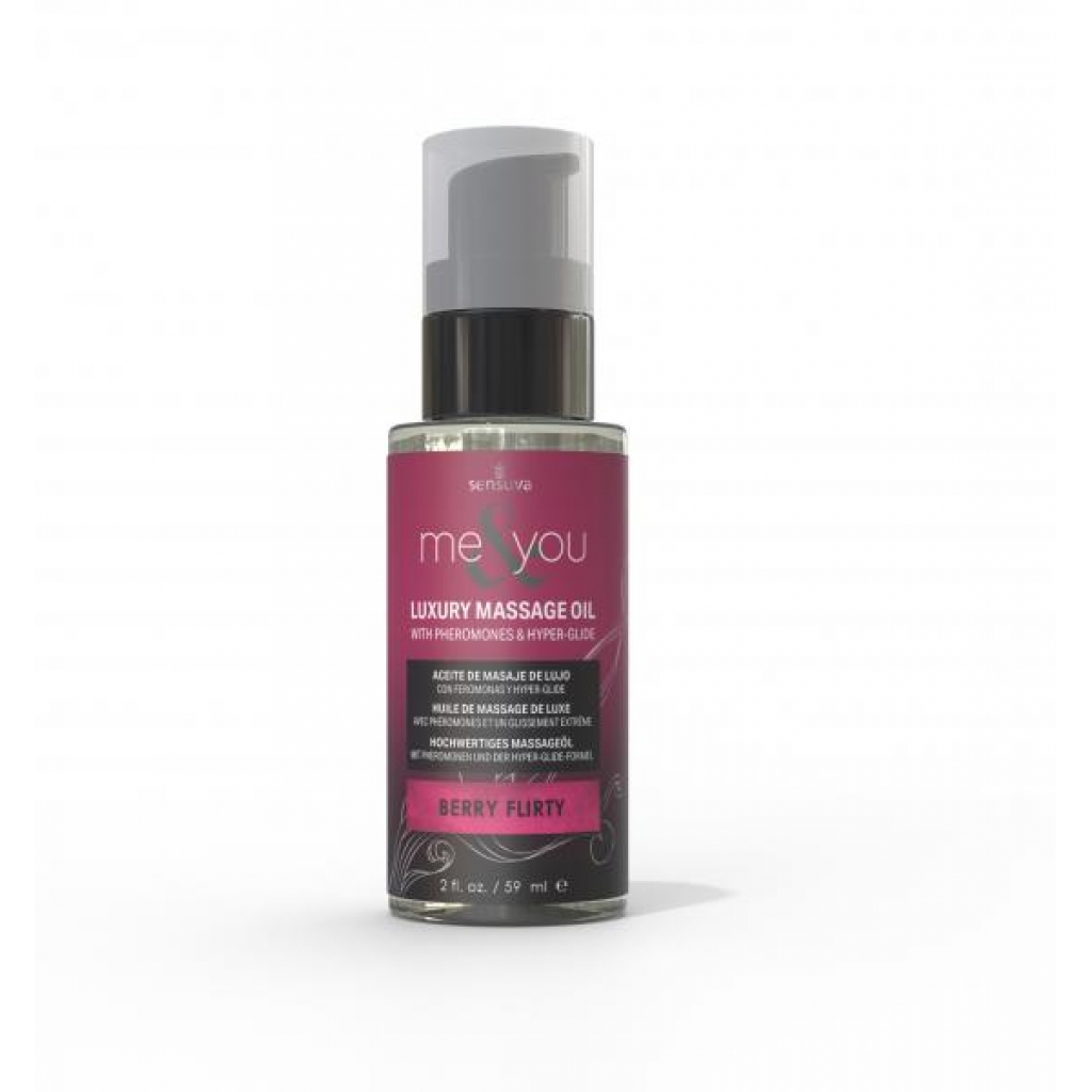 Me & You Massage Oil Berry Flirty 2 Oz