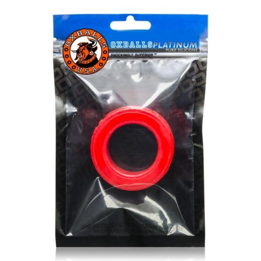 Comfortable Pig-Ring Cockring - Red