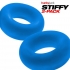 Stiffy 2-pack C-rings - Teal Ice