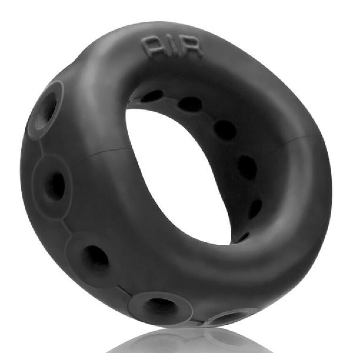 Air Airflow Cock Ring Silicone TPR Blend Black Blue Ox Des