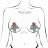 Pastease Xmas Winter Mistletoe Nipple Pasties with Red Bow