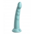 Dillio Platinum 7 inches Slim Seven Teal Silicone Dildo