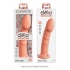 Dillio Platinum Super Eight Dildo - 8 inches Peach