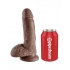 King Cock 7-Inch Dildo - Realistic Design in Brown