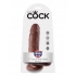 King Cock 7-Inch Dildo - Realistic Design in Brown