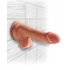 King Cock Plus 6.5 In Triple Density Cock W/ Balls - Tan