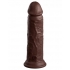 King Cock Elite - 8 Inch Dual Density Brown Dildo