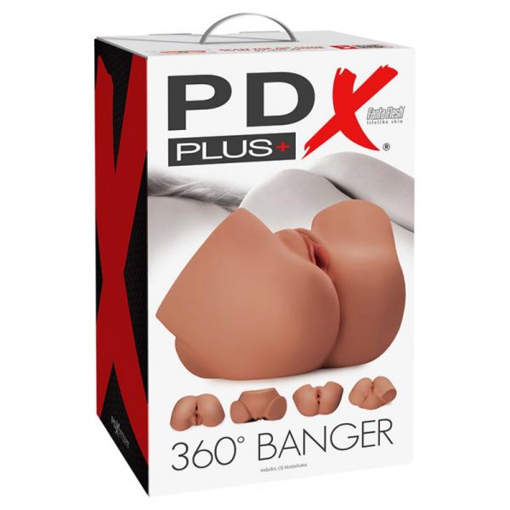 PDX Plus Female 360 Banger Masturbator - Tan