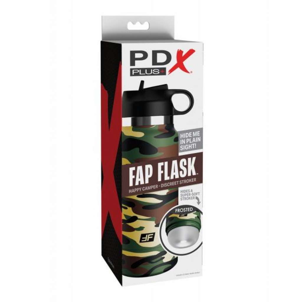 Discreet Fap Flask Stroker - Happy Camper