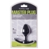 Strap On Master Butt Plug Small Black