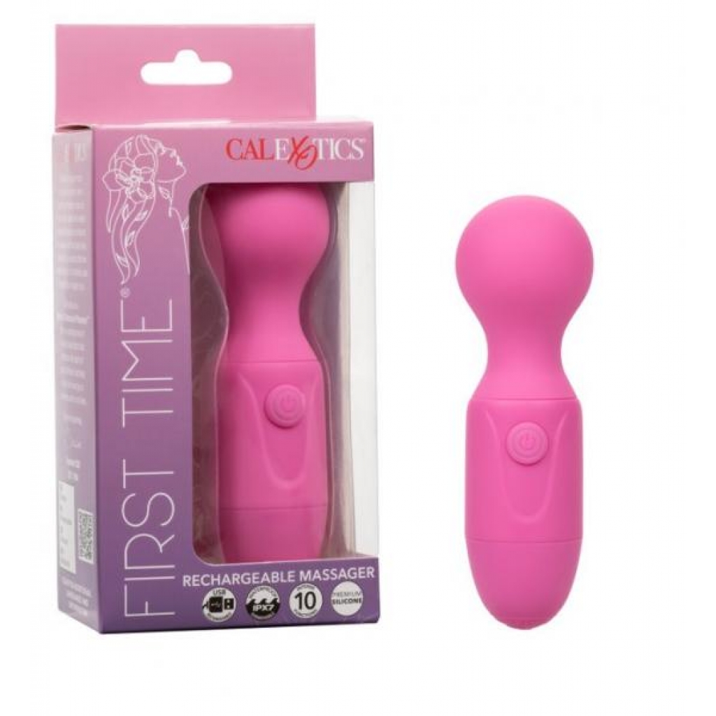 First Time Pink Rechargeable Massager