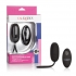 Silicone Remote Controlled Rechargeable Egg Vibrator - Black