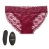 Remote Control Lace Panty Set L/XL - Burgundy Temptation