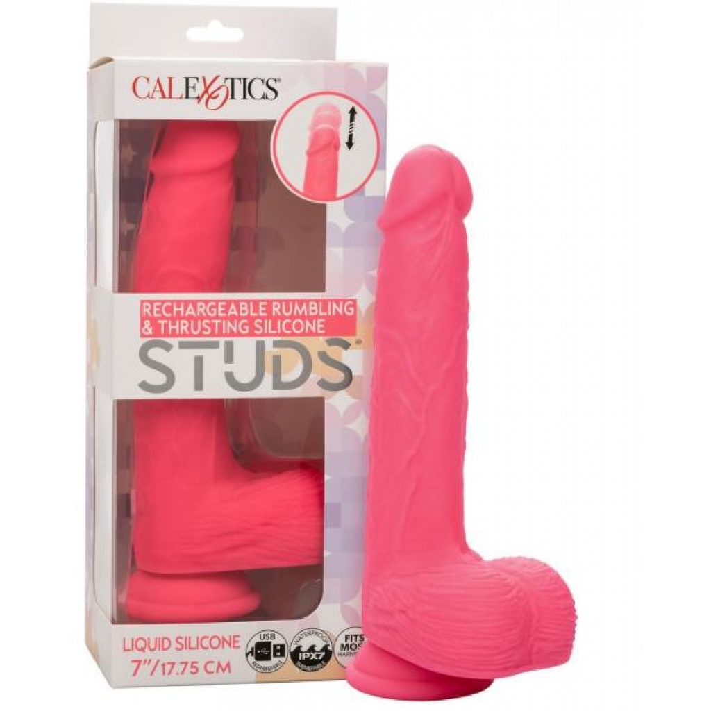 Rambling & Thrusting Silicone Studs - 7 Inches