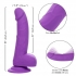 6-Inch Neon Silicone Studs in Purple