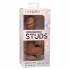 Dual Density Silicone Stud 5-Inch Brown