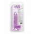 Size Queen 6in Purple - Realistic Dildo