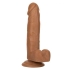 Size Queen 6in Brown Dildo - Realistic Feel