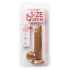 Size Queen 6in Brown Dildo - Realistic Feel