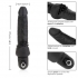 Power Stud Cliterrific Waterproof Vibrator - Black