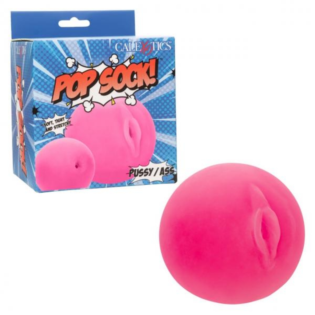 Pop Sock! Dual-Entry Masturbator - Pink Delight