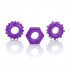 Reversible Ring Set - Purple (Pack of 3)