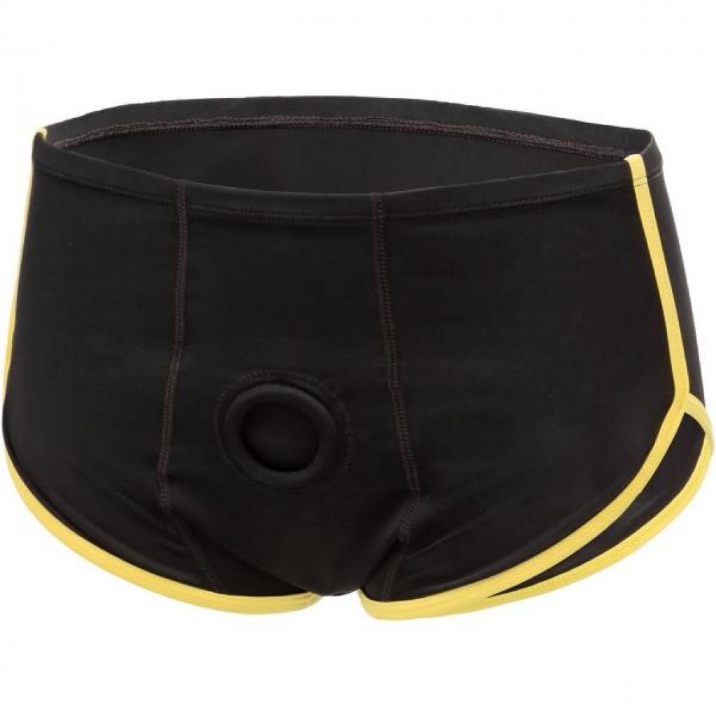 Boundless Black & Yellow Brief for Comfort and Style